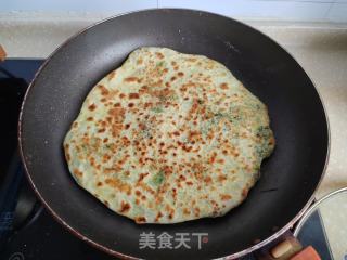 油麦菜鸡蛋麦饼的做法步骤：14