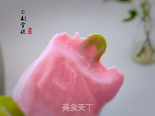 自制草莓味雪糕的做法步骤：9