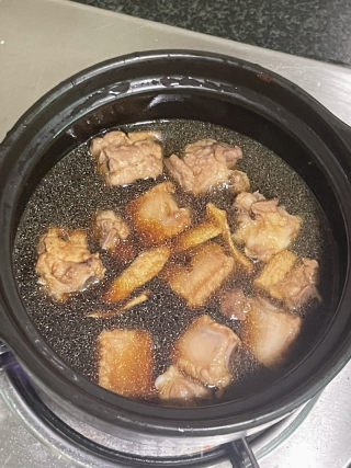 百叶结红烧排骨的做法步骤：8