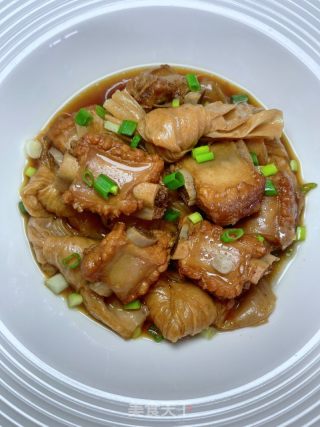 百叶结红烧排骨的做法步骤：15