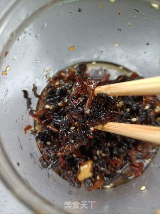 香覃鸽肉拌马齿苋的做法步骤：7