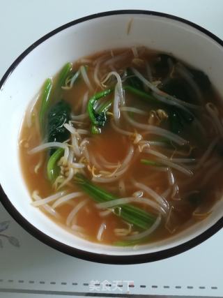 菠菜豆芽汤的做法步骤：6