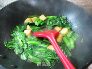 油菜蕻干贝烧煮粉丝的做法步骤：8
