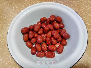 桂花核桃枣泥豆沙的做法步骤：2