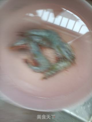 蒜香鲜虾蒸茄子的做法步骤：3