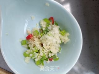 蒜香鲜虾蒸茄子的做法步骤：7