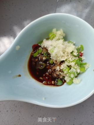 蒜香鲜虾蒸茄子的做法步骤：8