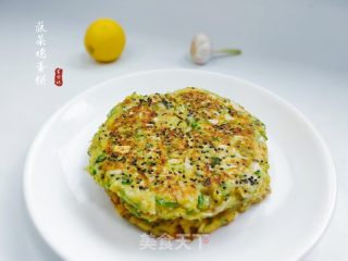 蔬菜鸡蛋饼的做法步骤：9
