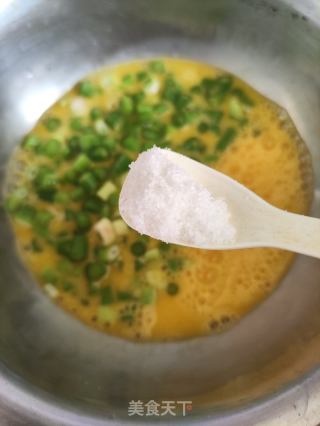 蒜薹煎蛋的做法步骤：4