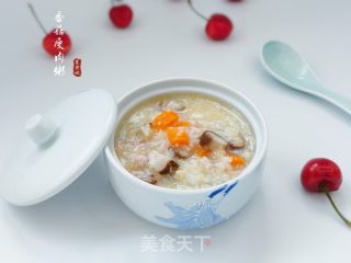 香菇瘦肉粥的做法步骤：12
