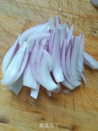 肉沫炒皮芽子的做法步骤：2