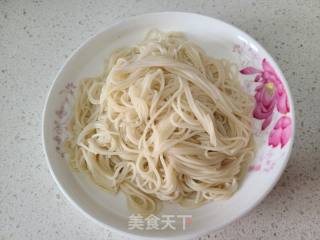 豆腐香葱捞面的做法步骤：9