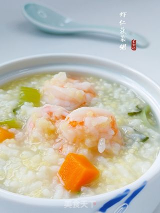 虾仁蔬菜粥的做法步骤：11