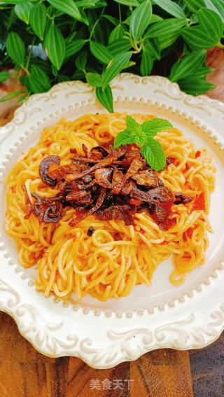 蒜蓉炒面的做法步骤：6