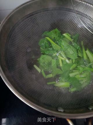 菜芯香菇炒蛋的做法步骤：8