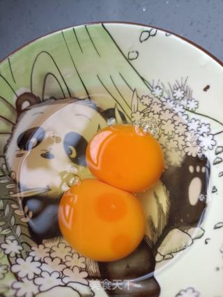 菜芯香菇炒蛋的做法步骤：9