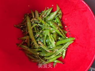 青椒炒牛肉的做法步骤：5