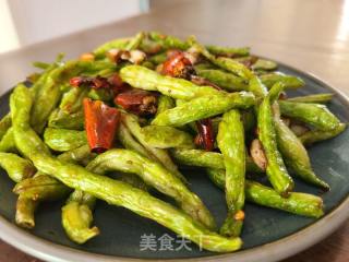 干煸四季豆的做法步骤：7