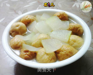 油面筋塞肉冬瓜汤的做法