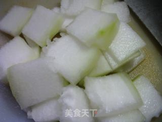 油面筋塞肉冬瓜汤的做法步骤：3