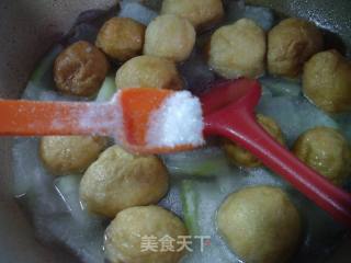 油面筋塞肉冬瓜汤的做法步骤：12