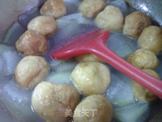 油面筋塞肉冬瓜汤的做法步骤：13