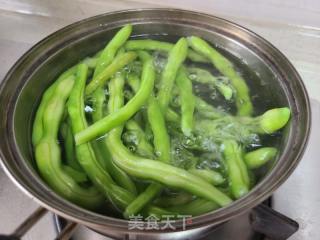 四季豆炒豆干的做法步骤：2