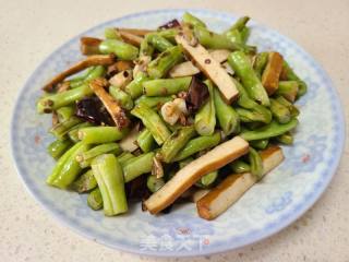 四季豆炒豆干的做法步骤：8