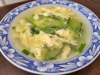 黄瓜鸡蛋汤的做法步骤：7