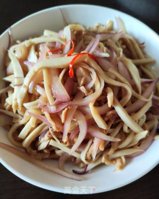 杏鲍菇洋葱炒肉丝的做法步骤：8