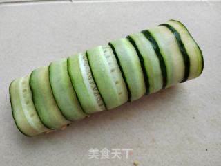 鸡蛋土豆泥黄瓜卷的做法步骤：7