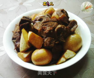鸡蛋茭白烧排骨的做法
