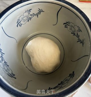 南瓜杏仁面片的做法步骤：1