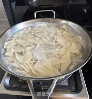 南瓜杏仁面片的做法步骤：8