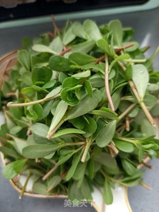 豆腐拌马齿苋的做法步骤：1