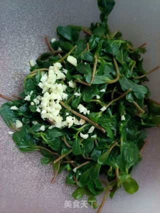 豆腐拌马齿苋的做法步骤：6