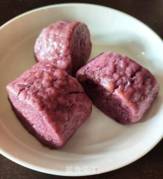 紫薯燕麦馒头的做法步骤：8