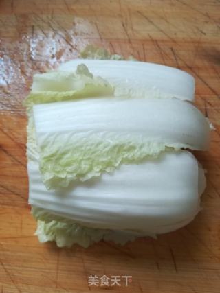 娃娃菜炒豆腐皮的做法步骤：1
