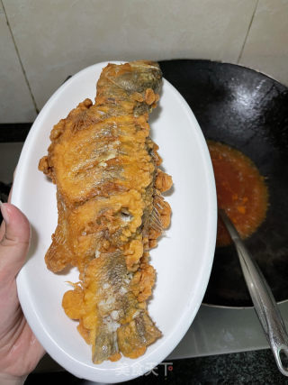 糖醋鱼的做法步骤：14