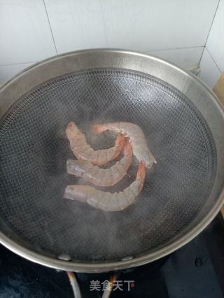 马齿苋炒白虾的做法步骤：9