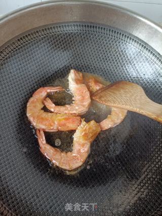 马齿苋炒白虾的做法步骤：10