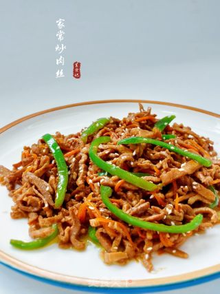家常炒肉丝的做法