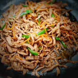 家常炒肉丝的做法步骤：6