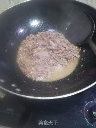 炒牛肉哨子的做法步骤：9