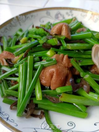 大肠炒韭苔的做法步骤：9