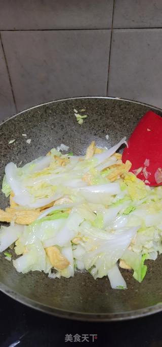素烧白菜油豆腐条的做法步骤：8