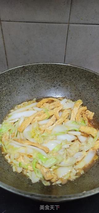 素烧白菜油豆腐条的做法步骤：10