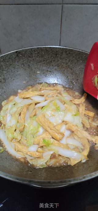 素烧白菜油豆腐条的做法步骤：11