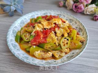 秋葵番茄炒蛋的做法