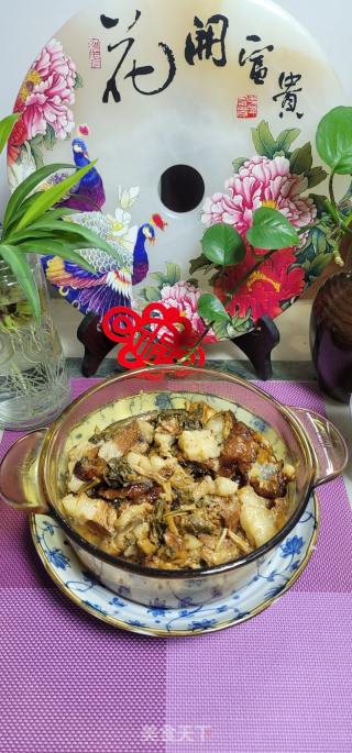 炸肉焖梅菜干的做法